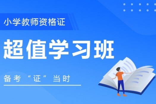 2019小学教师资格证【超值学习班】